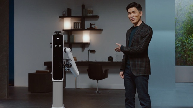 Samsung showed off a new domestic robot called Bot Handy at CES 2021.