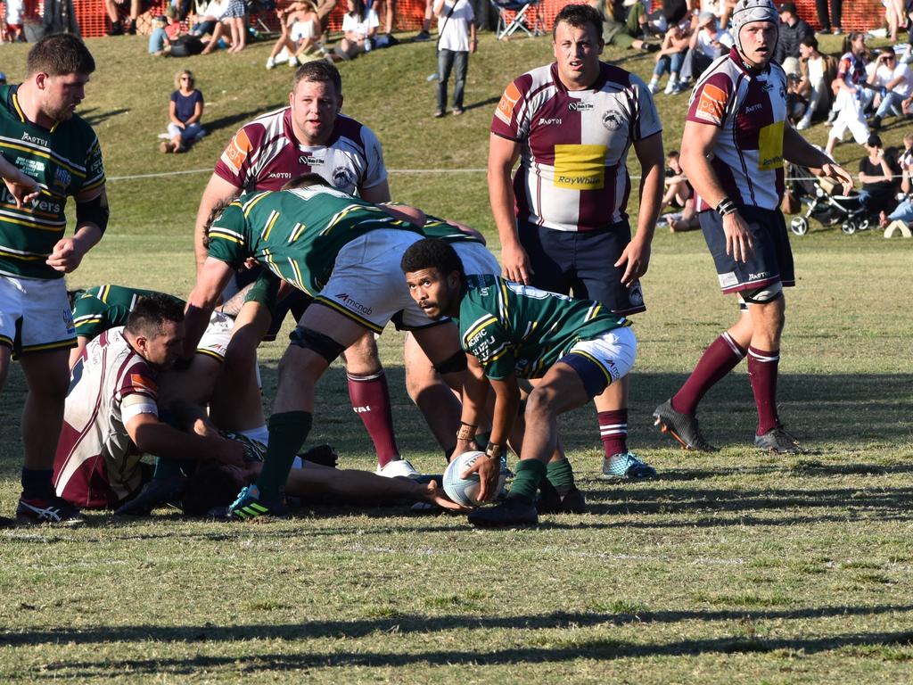 USC scrum half Jona Conradii proved the match winner with the game's sole try. Picture: Matty Holdsworth