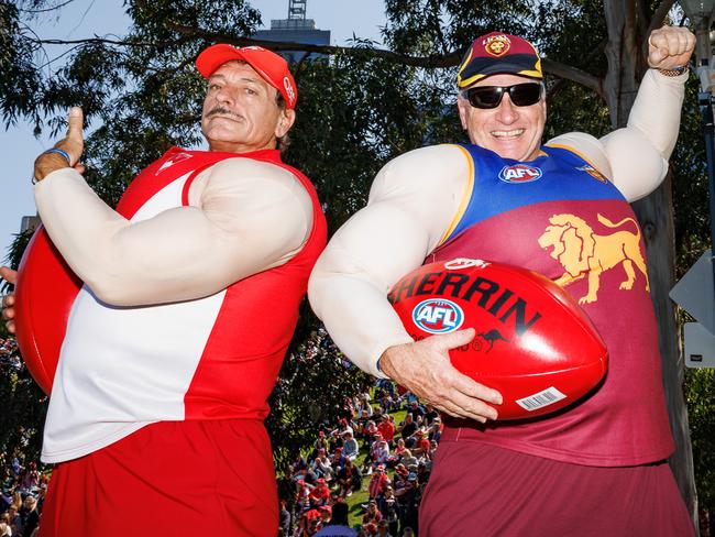 MELBOURNE, AUSTRALIA - NewsWire Photos - 27 September, 2024 AFL GRAND FINAL PARADE. Pictured The parade to come through the Birrarung Marr area Picture: NewsWire/Nadir Kinani