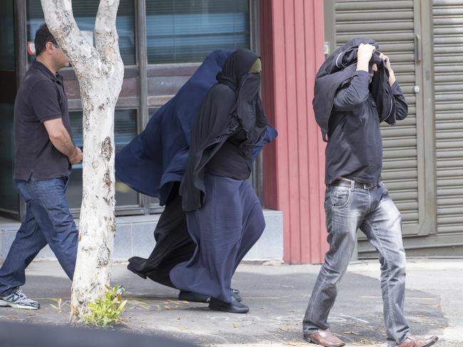 Women believed to be relatives of Jabar.