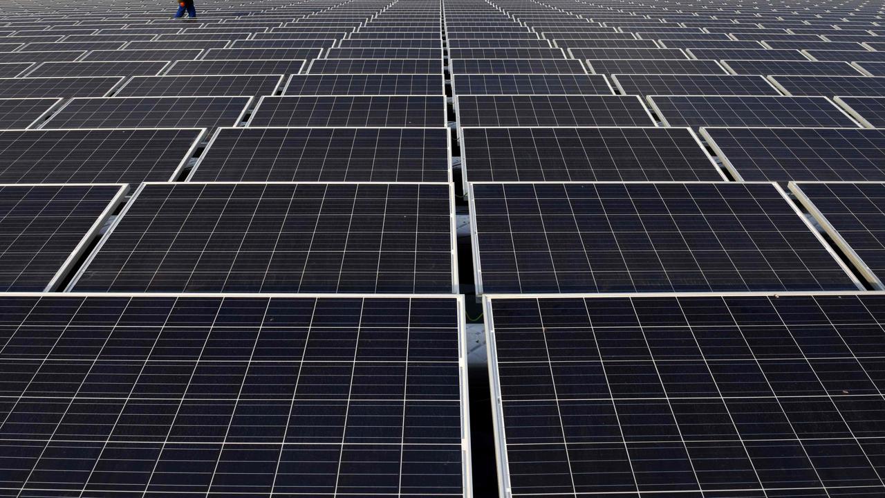 The council has advanced a tender for a floating solar power plants on its dams. Photo by AFP