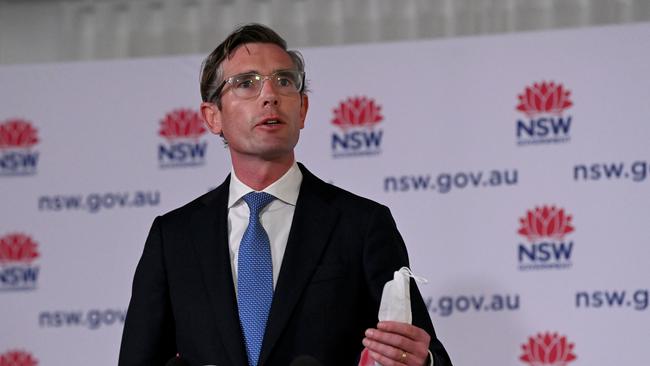 NSW Treasurer Dominic Perrottet will is a contender to replace Ms Berejiklian. Picture: NCA NewsWire/Bianca De Marchi