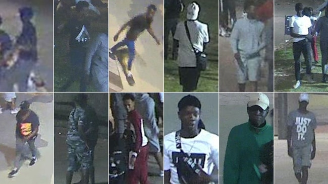 Police are searching for a number of youths who could assist them with inquiries following an attack on the St Kilda foreshore.