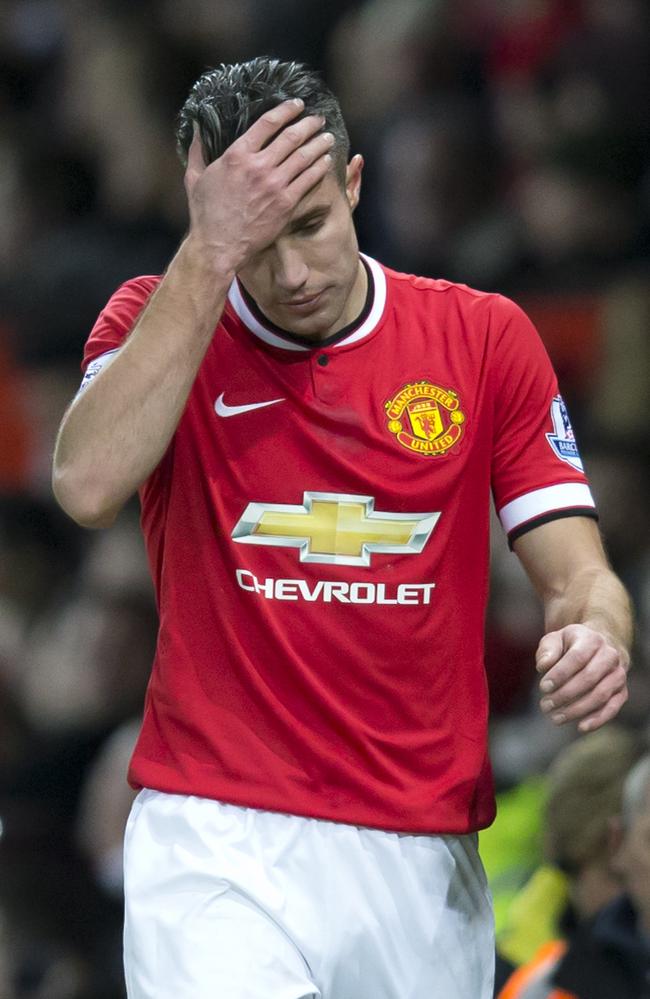 Manchester United's Robin van Persie could be missing for a critical part of the season.