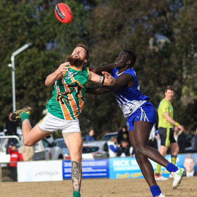 Lavars says East Ringwood’s pressure was relentless. Picture: Davis Harrigan