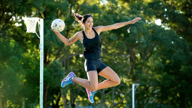 Logan netballer Hulita Veve has made the transition to QUT Netball for this year’s Sapphire Series. Picture: Richard Walker