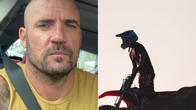 Scott Kruger, admits to ‘clotheslining’ motorbike rider Daniel Croon in new civil trial. Picture: Supplied.