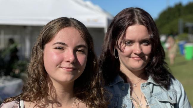 Bella Young and Charli Platten at the Gympie Races on June 15, 2024.