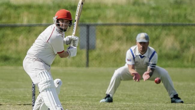 MPCA: Craig Entwistle batting for Baden Powell. Picture: Valeriu Campan