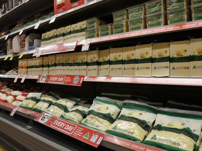 Australian shoppers are paying rock bottom prices for cheese. Pictures: ANDY ROGERS