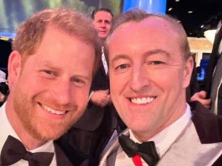 Prince Harry with ‘Prince’ Mario-Max Schaumburg-Lippe. Picture: Instagram