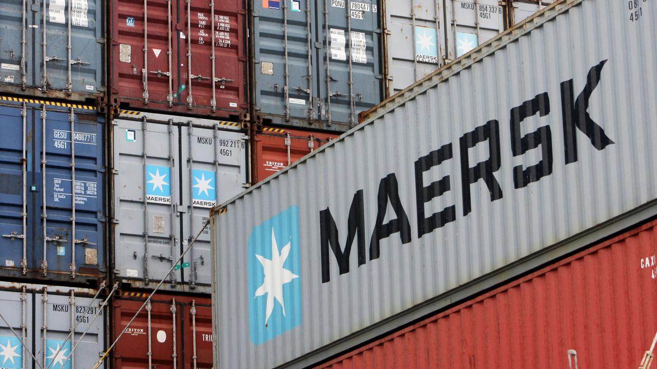 Maersk will suspend Red Sea services. Picture: AFP PHOTO / PATRIK STOLLARZ