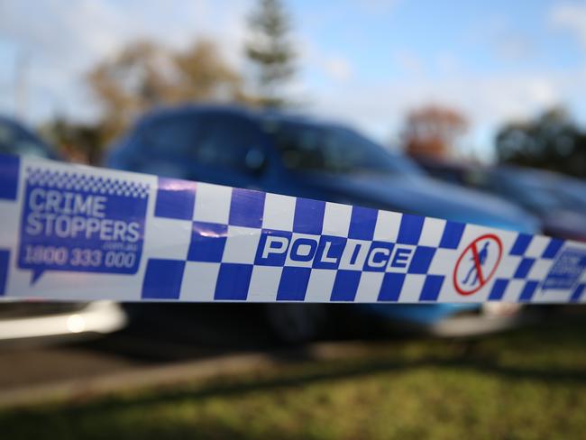 MELBOURNE, AUSTRALIA- NewsWire Photos June 25 2022,  Generic View of Police line tape at a crime scene.Picture: NCA NewsWire /Brendan Beckett