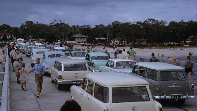 Bribie history — Bribie Island Bridge, 1963