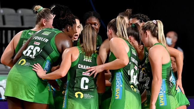 West Coast Fever were stripped of 12 points for this season because of the salary cap scandal. Picture: Bradley Kanaris/Getty Images