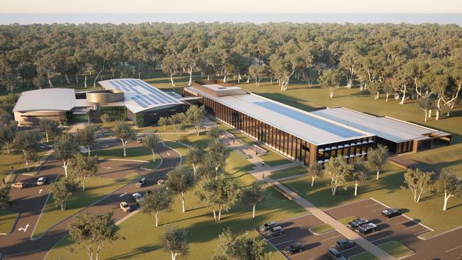 Artist's impression of Saab Australia's Sovereign Combat System Collaboration Centre at Mawson Lakes. Picture: Supplied by Saab Australia