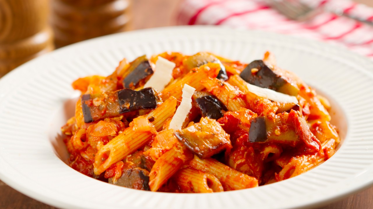 <h2><span>4. Pasta alla Norma&nbsp;</span></h2><p><span>Have you heard of Bellini? Not the Italian cocktail, but the composer, who was Catania's favourite son? Pasta alla Norma is named after his famous two-act opera, Norma, which debuted in 1831. This pasta diva is loaded with fried eggplant and ricotta salata (salted ricotta), then covered with a robust tomato sauce.&nbsp;</span></p>