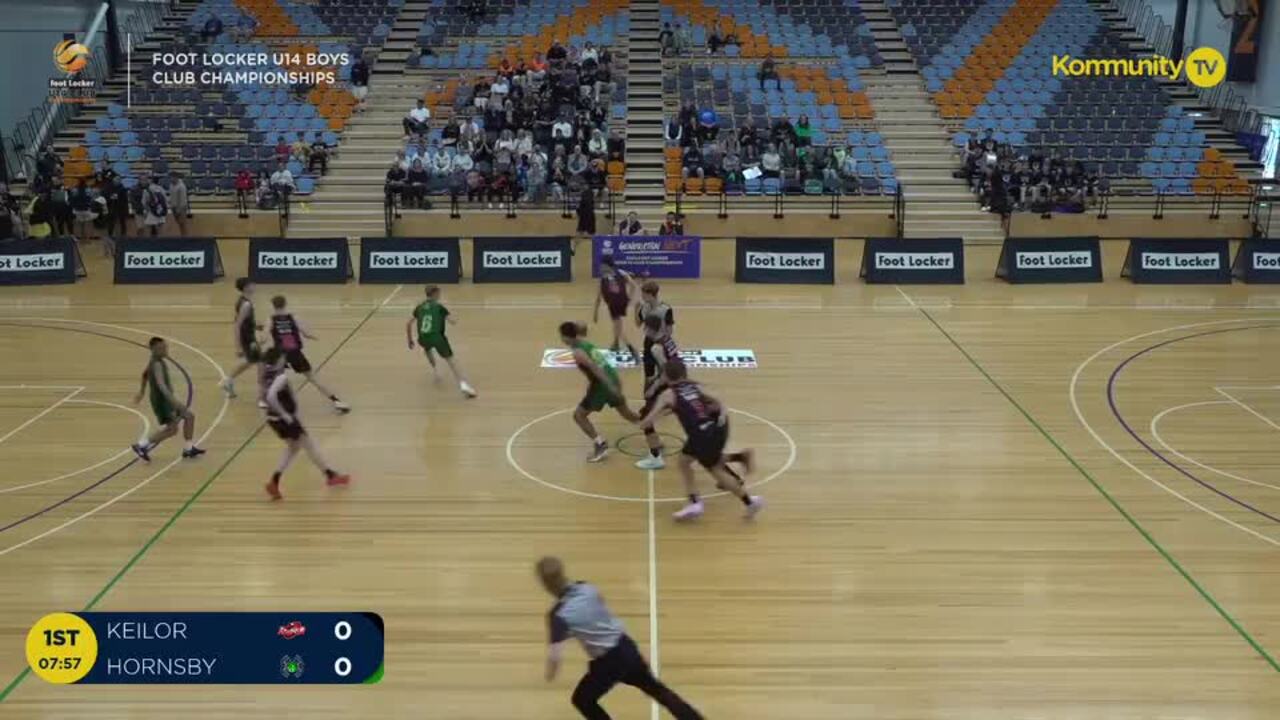 Replay: Keilor Thunder v Hornsby Ku Ring Gai Spiders (Boys) - 2024 Basketball Australia U14 Club Championships Day 1