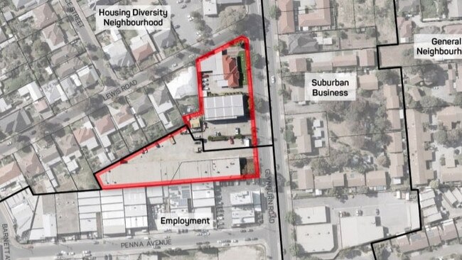 Aldi wants to build a supermarket on Glynburn Rd, Glynde. Picture: URPS