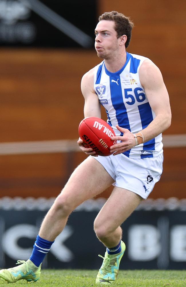 Jack Watkins joined the Roos after being delisted at Werribee. Photo: Jonathan DiMaggio/AFL Photos