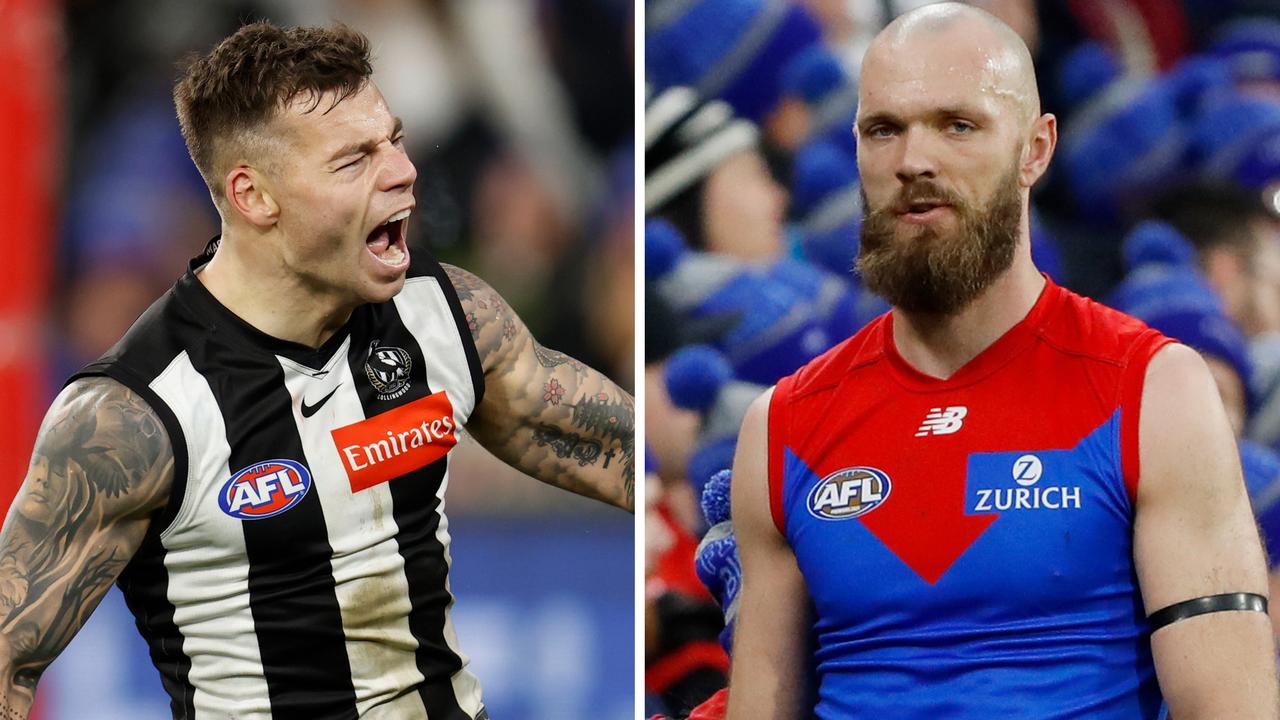 Collingwood stunned Melbourne in the Queen's Birthday clash.