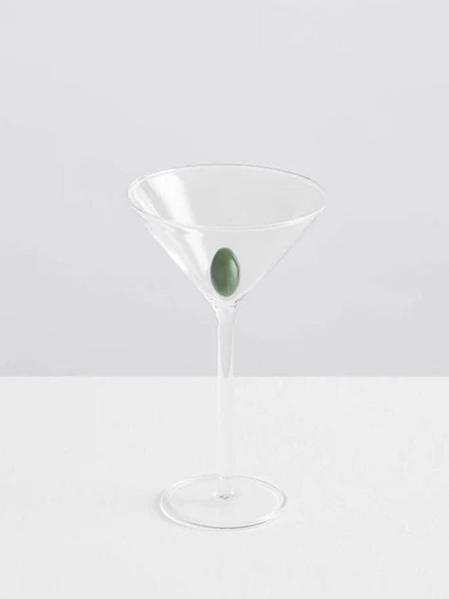 Maison Balzac Martini glass $69. <b>Shop now from <a href="https://www.maisonbalzac.com/products/martini-glass" target="_blank">Maison Balzac</a></b>