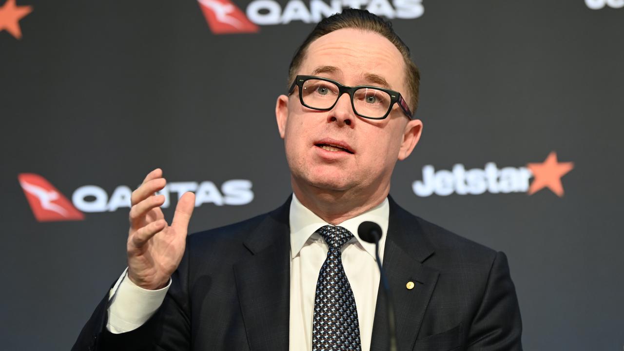 Qantas CEO Alan Joyce said he still plans on launching Project Sunrise in 2024. Picture: Jeremy Piper/NCA NewsWire