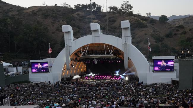 Delta Goodrem targets the US, performing at the Hollywood Bowl. Picture: Supplied