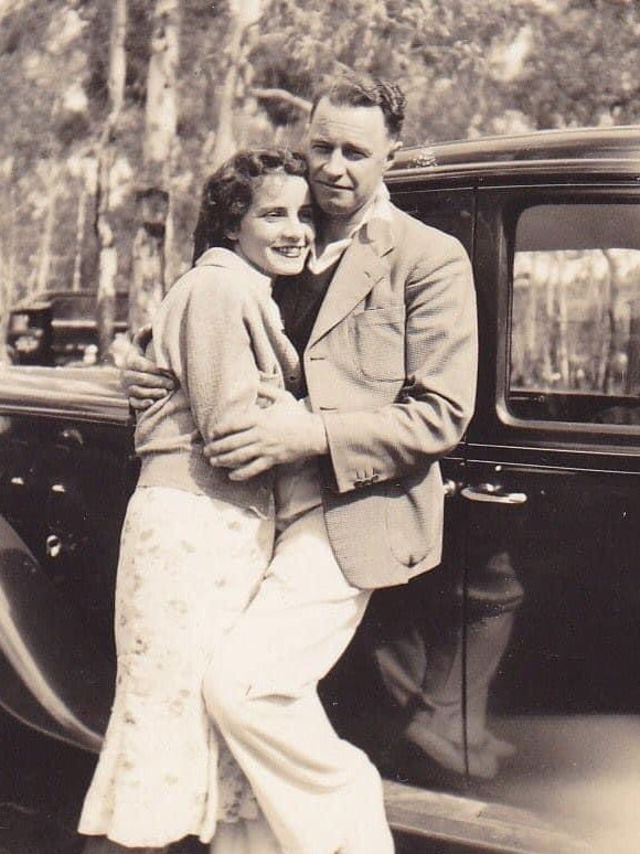 Dorothy Stone with her husband Percival. The pair married in 1938.