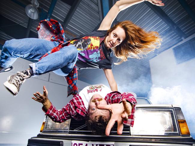 Kate Harman and Michael Smith go full Throttle with The Farm for Brisbane Festival. Picture: Nigel Hallett