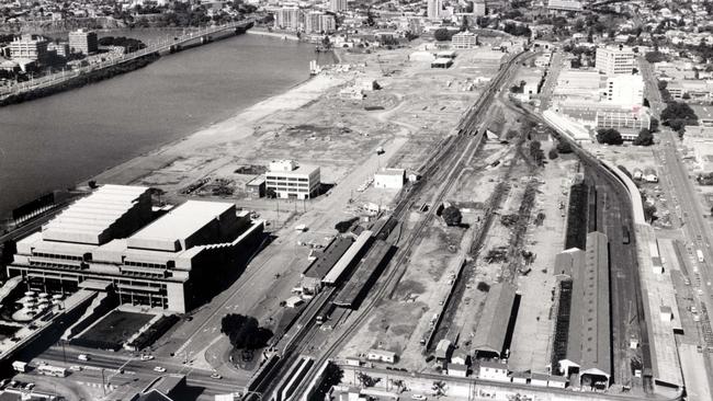 The Expo 88 site in the mid-80s.