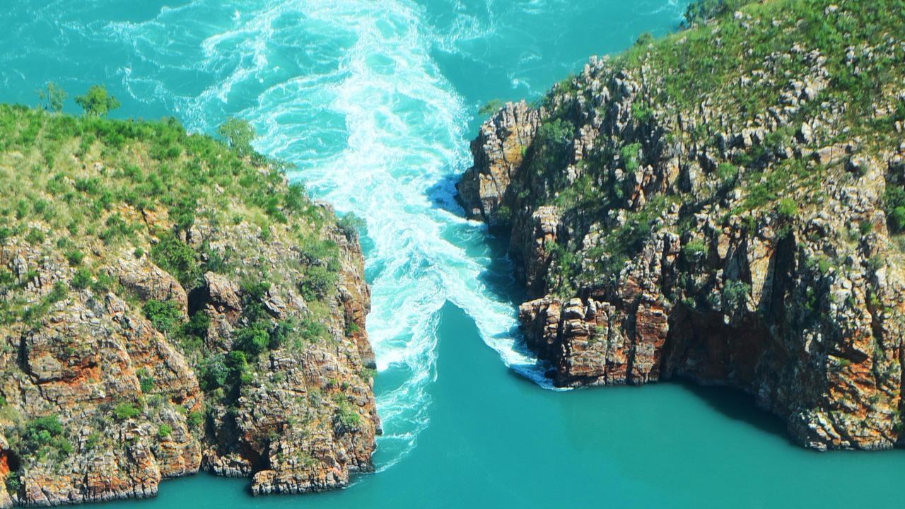 The accident took place at Horizontal Falls in the Kimberley region of Western Australia. Picture: Victoria Nielsen/news.com.au