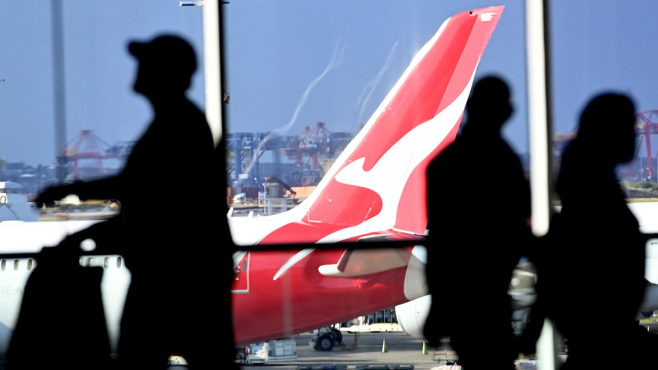 Qantas has been fined after it was found guilty of illegally standing down an employee. Picture: NCA NewsWire / Jeremy Piper