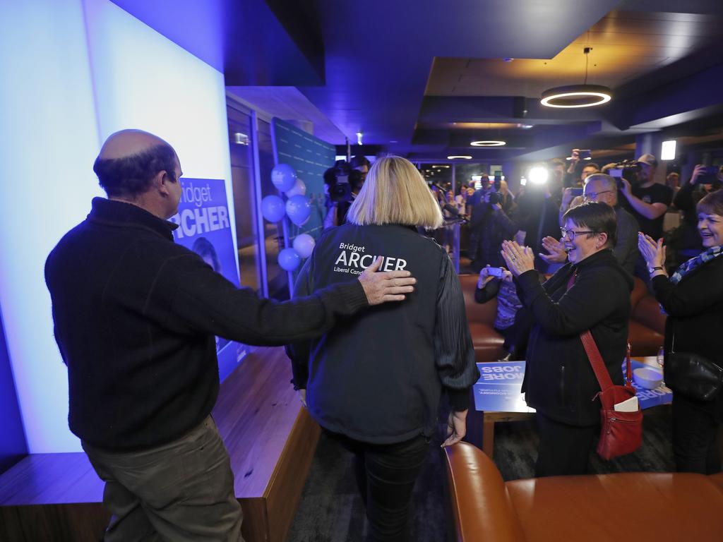 Bridget Archer wins the seat of Bass for the Liberal Party of Australia in the 2019 federal election. Picture: PATRICK GEE