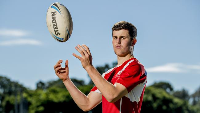 Palm Beach Currumbin’s Toby Sexton dominated against St Mary’s. Picture: Jerad Williams