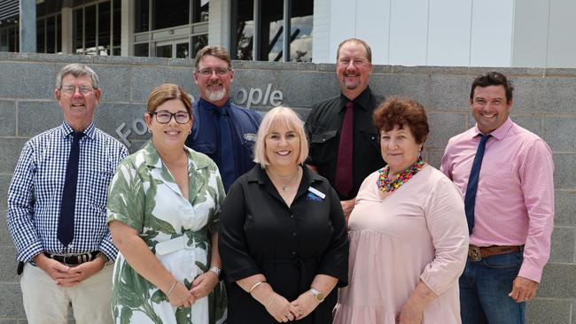 Balonne Shire Councillors with the region's new chief executive officer, Michelle Clarke. Photo supplied.