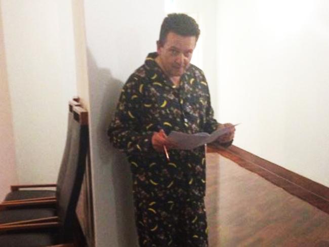 Senator Nick Xenophon tried was kicked out of the Senate chamber for wearing his PJs. Picture: Francis Keany/ABC