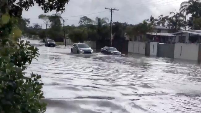 Flooding in Whiting Street, Labrador. Photo Supplied Facebook Robert McKnight