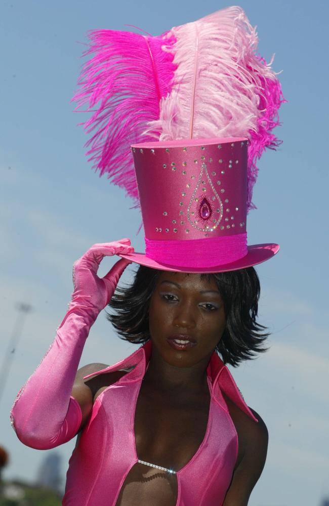 Brenda Nalule at Derby Day 2004.