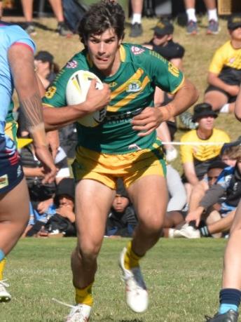 St Brendan's Carter Ford scored a double in their opening round win over Shalom College. Brisbane. Photo: Academy Photography