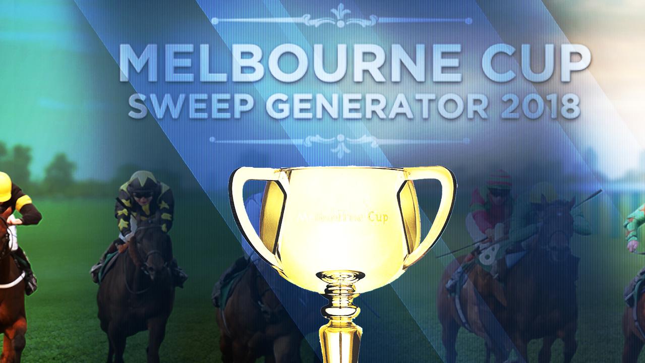 Fox Sports' Melbourne Cup sweep generator.