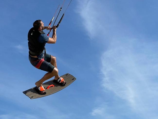 IN PHOTOS: Kite surfers fly high in Noosa