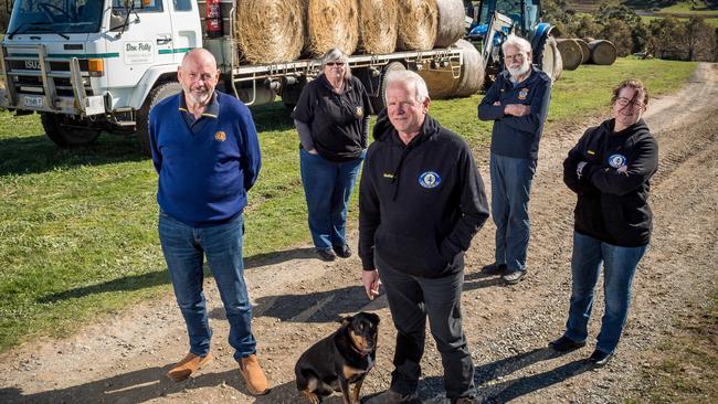 Graham Cockerell, centre, is joined by fellow volunteers Paul Greenfield, Elaine Spencer, Terry Swalwell and Claire Johnston. Picture: Jake Nowakowski