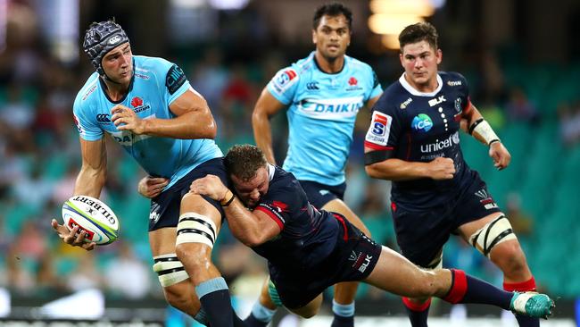 Rob Simmons in action for the Waratahs. Picture: Getty