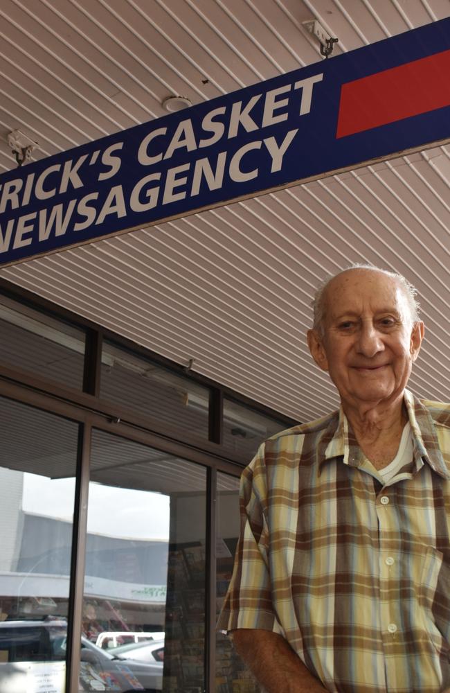 Peter Patrick closed his newsagent doors after more than half a century. Photo: Elizabeth Neil