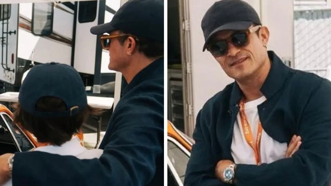 Orlando Bloom posted a rare picture with his teenage son. Picture: Instagram