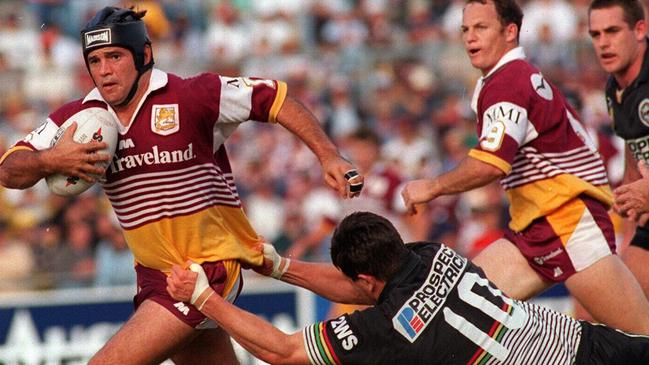 Ryan’s uncle, Terry Matterson, playing for Brisbane in 1995.