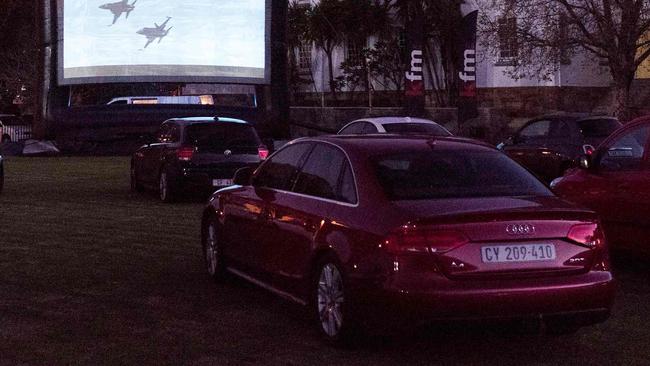 The Toowoomba region will host three drive-in move nights. (Photo by RODGER BOSCH / AFP)