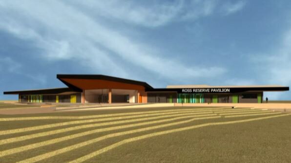 Ross Reserve sports pavilion is set to be open by the end of this year. Picture: Greater Dandenong Council.