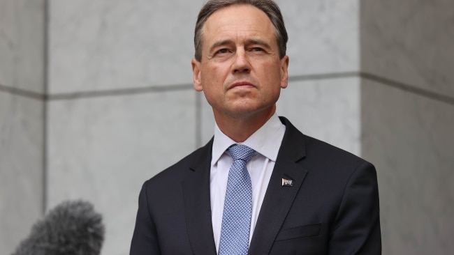 Health Minister Greg Hunt is set to announce his retirement from politics on Thursday. Picture: NCA NewsWire / Gary Ramage